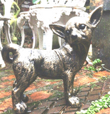 Chihuahua Dog Garden or Home Statue Aluminium