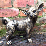 Chihuahua Dog Garden or Home Statue Aluminium