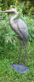 Heron Cast Iron Garden Statue