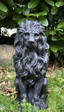 Bronze Effect Lion Garden Statue