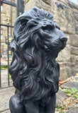 Bronze Effect Lion Garden Statue