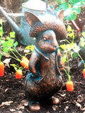 Benjamin Bunny Statue Garden Ornament from Beatrix Potter Peter Rabbit Bronze