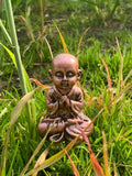 Miniature Buddha Statues Garden Indoor/Outdoor Set Of Three