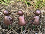 Miniature Buddha Statues Garden Indoor/Outdoor Set Of Three
