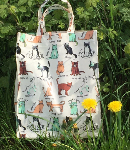 Tote Shopping Bag Feline Cat Designs