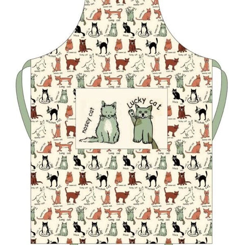 Cat Design Apron Cooking catering Kitchen Accessory
