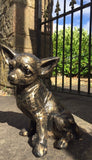 Chihuahua Dog Pair Statues Garden or Interior Ornament