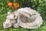 Cute Dragon Statue Ornament Figurine Stone Effect