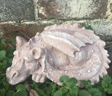 Cute Dragon Statue Ornament Figurine Stone Effect