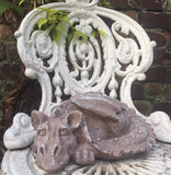 Cute Dragon Statue Ornament Figurine Stone Effect
