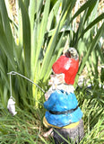 Gnome Elf Fishing Angling Garden Statue Ornament