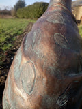 Jemima Puddle Duck Beatrix Potter Garden Ornament Statue Figurine Bronze Effect