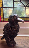 King Fisher Bird Garden Home Ornament, Statue Bronze Effect Finish