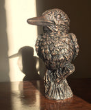King Fisher Bird Garden Home Ornament, Statue Bronze Effect Finish