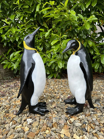 Penguin Garden Statues Ornament Figurine