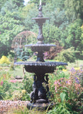 Swan Three Tier Fountain Medium Aluminium Statement Piece