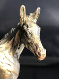 Horse Statue Foal Ornament Cold Cast Bronze