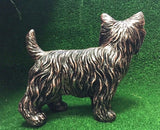 Share West Highland Terrier Westie Dog Statue Garden Interior Ornament Bronze Effect
