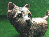 Share West Highland Terrier Westie Dog Statue Garden Interior Ornament Bronze Effect