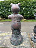 Medium Sized Winnie the Pooh set Garden Statues Figurines