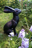 Garden Ornament Statue Bronze Effect Charming Hare. Dispatch1-2 Days.