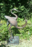 Pair-Love Cranes Large Bird Garden Ornament Statue Bronze Effect Post 1-2 days