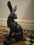 Garden Ornament Statue Bronze Effect Charming March Hare. Dispatch1-2 Days.