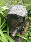 Life-Size Hedgehog Ornament Statue Bronze Effect Aluminium Despatch 1-2 Days