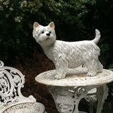 West Highland Terrier Westie Dog Statue Garden or Interior Ornament